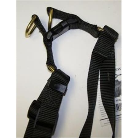 Omni Pet No.19LBKStep in Harness Nylon Size 22-33in Large Color Black 445-19010